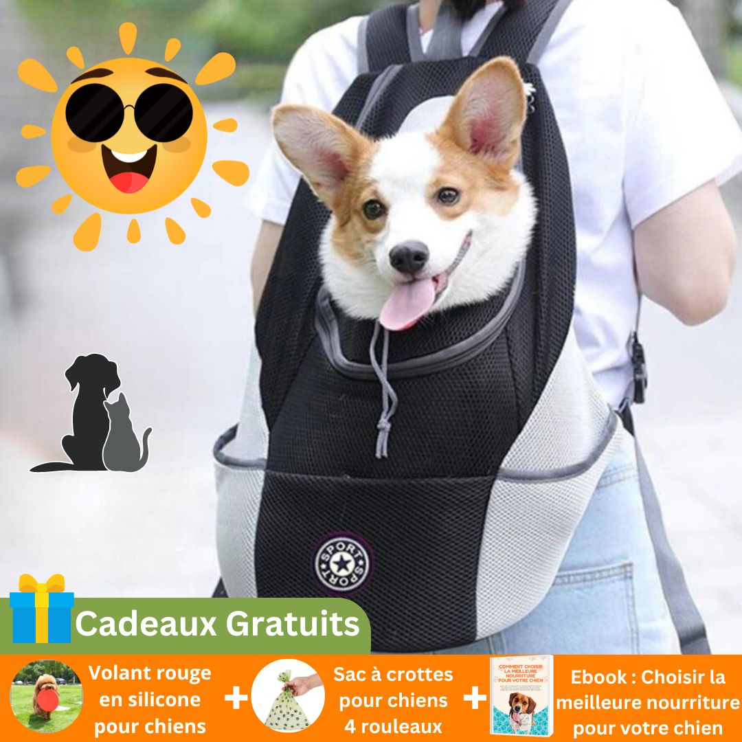 BackpackDog™  |  Sac à dos de transport pour animaux de compagnie