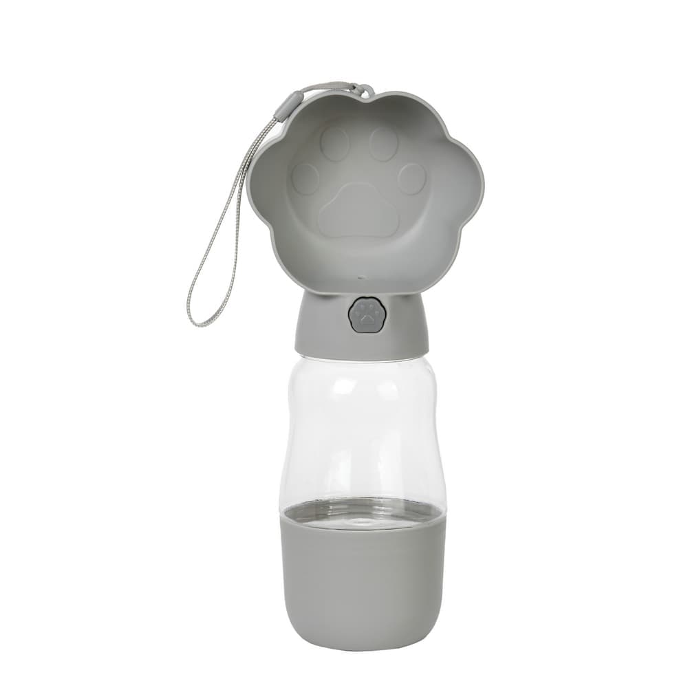 gourde chien 320ml 180g gris