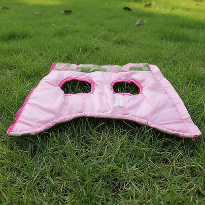 interieur doublure manteau chien camouflage rose herbe