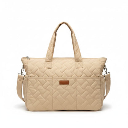 sac de transport pour chien nylon beige fond blanc
